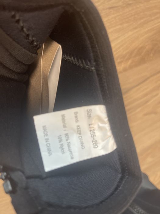 Buty neoprenowe 5 mm do wody nurkowania sup deska 255-260 mm długości