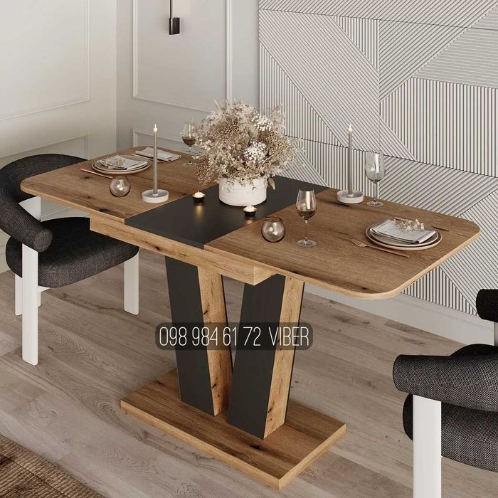 АКЦИЯ! Стол ОБЕДЕННЫЙ раскладной в кухню. Обідній стіл. Мебель