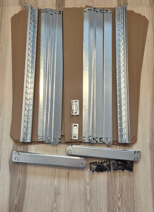 Regał magazynowy metalowy Masko 160 x 80 x 40 cm max 175 kg na półkę