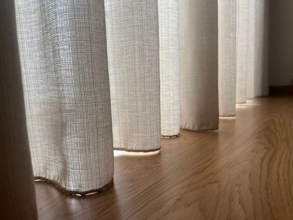 Cortinas como novas