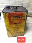 Latas óleo antigas