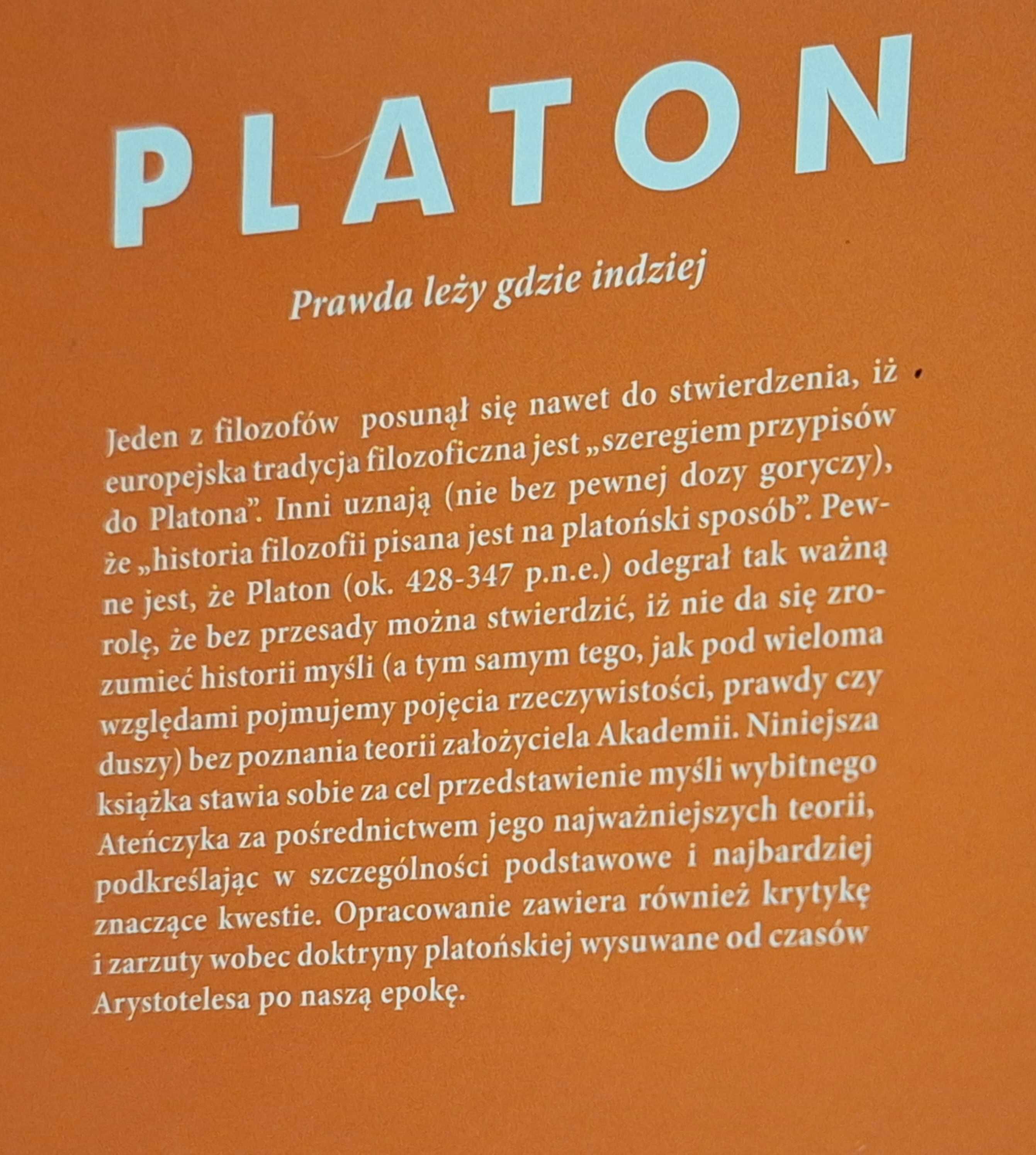 Platon - książka o filozofii