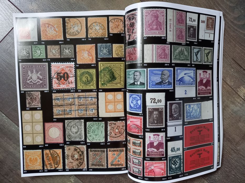 Katalog Album Dom Aukcyjny Moneta Znaczki Pocztówka Niemcy II Wojna