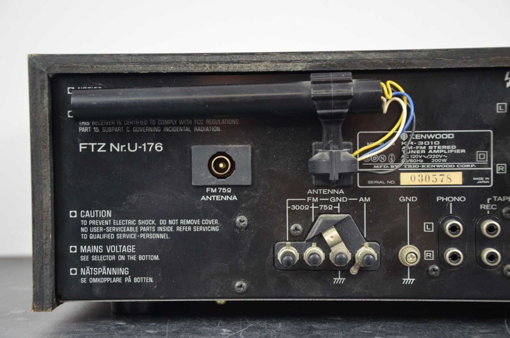 Amplituner KENWOOD KR-3010 Vintage oryginał okazja JAPAN