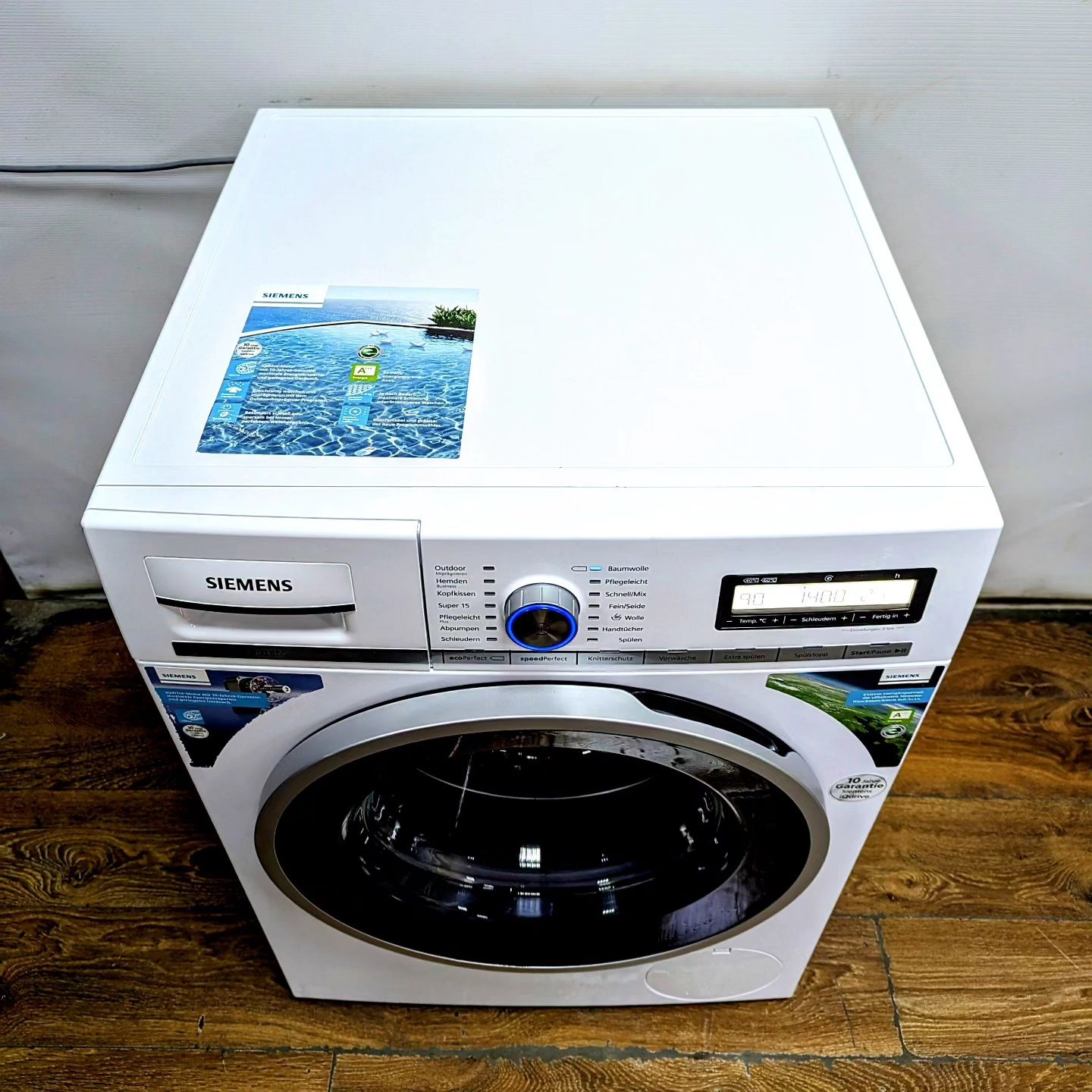 Преміальна/полупрофесійна пральна машина SIEMENS IQ800 / Стиральная