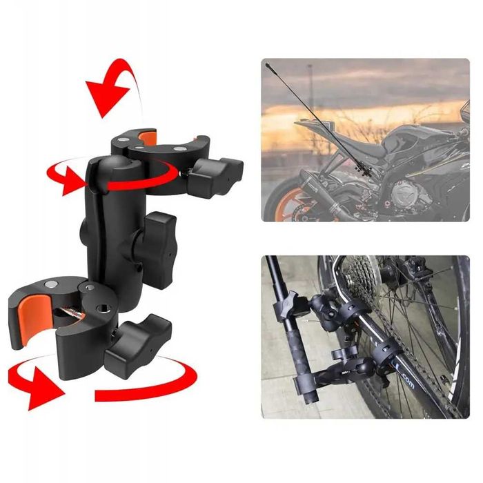 Кріплення на мотоцикл Insta360 з моноподом Puluz g prof HQS-Bundle-N06