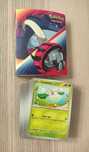 Pack Cartas Pokémon + mini portfólio