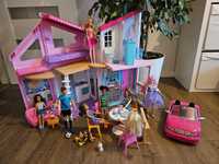 Barbie domek, lalki, ken, cabriolet- olbrzymi zestaw