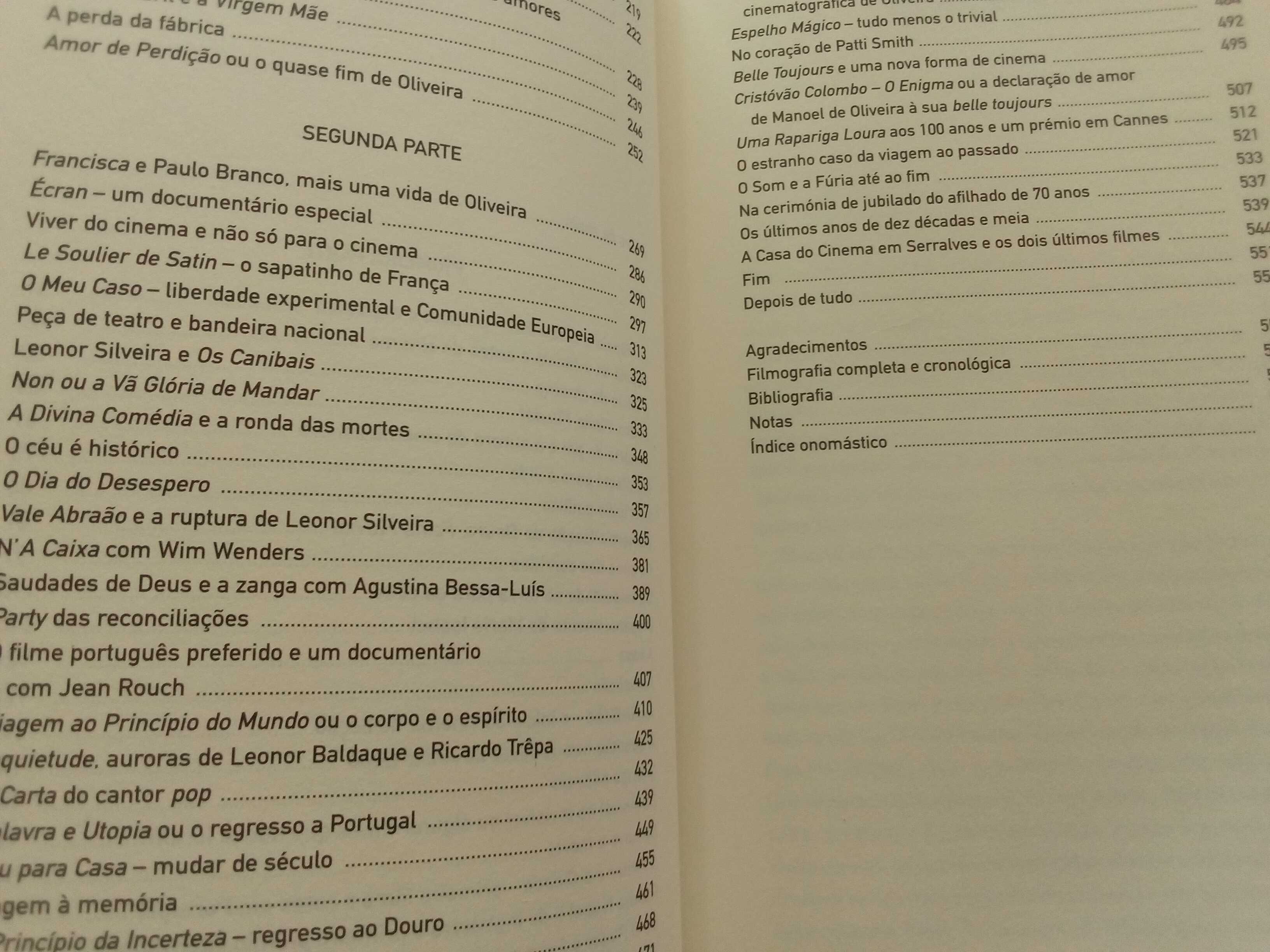 A morte não é prioritária, biografia de Manoel de Oliveira