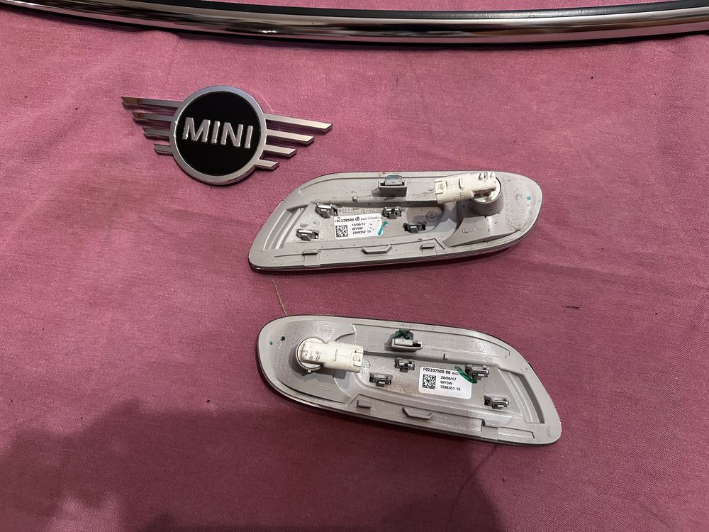 Хром молдинги накладки поворотники емблема на Mini Cooper F55 F56 F57