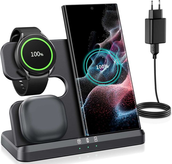 Seacosmo 3 w 1 ładowarka indukcyjna do Samsung Galaxy i Watch