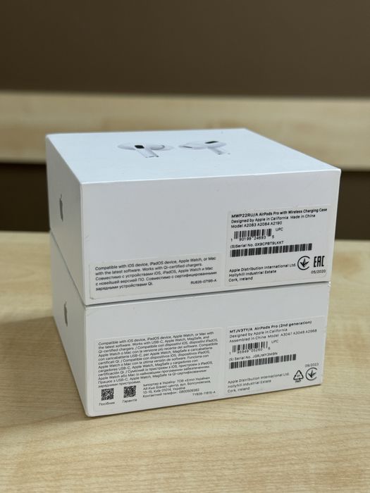Apple Airpods Pro 1/2 Wireless Charging Оригинальные, комплект