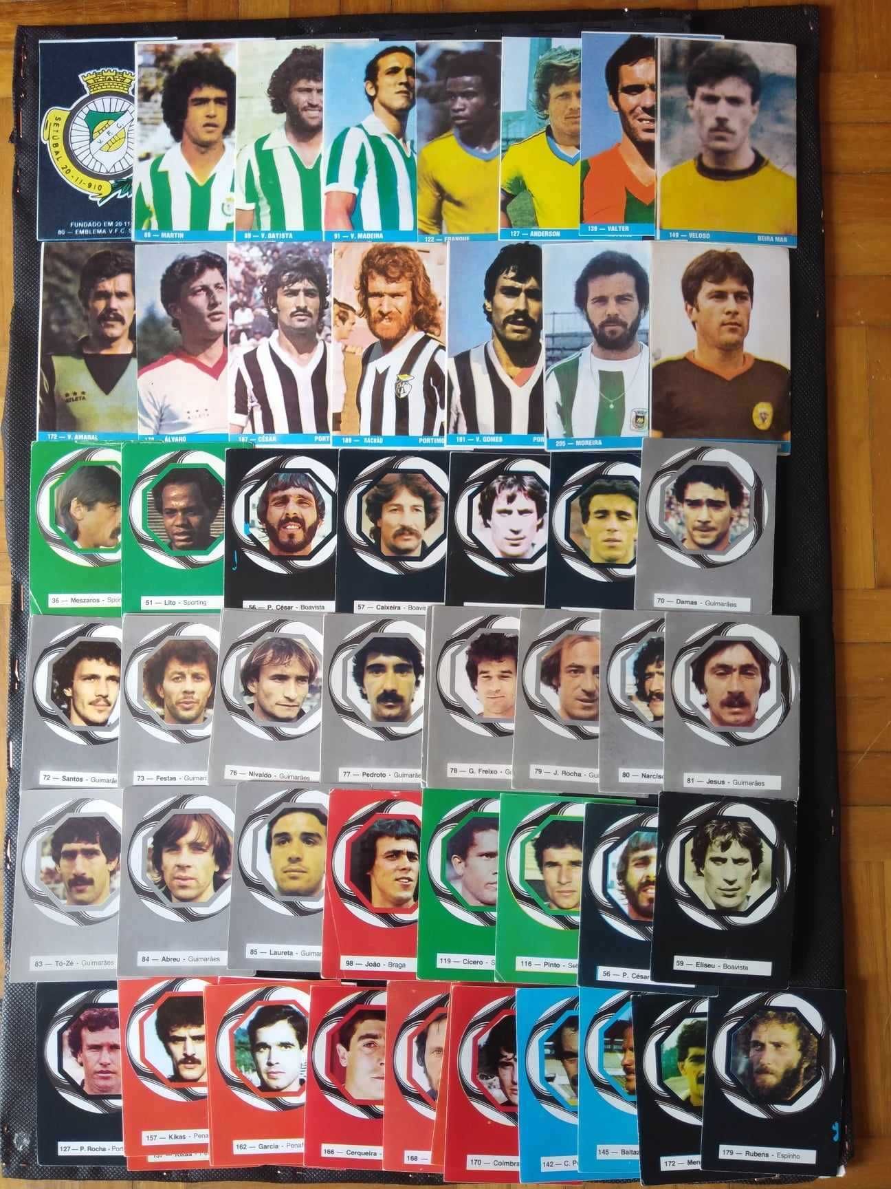 Cromos de Futebol de Várias Coleções.