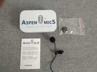 Microfone de lapela HQ-SPK Stereo Aspen Mics