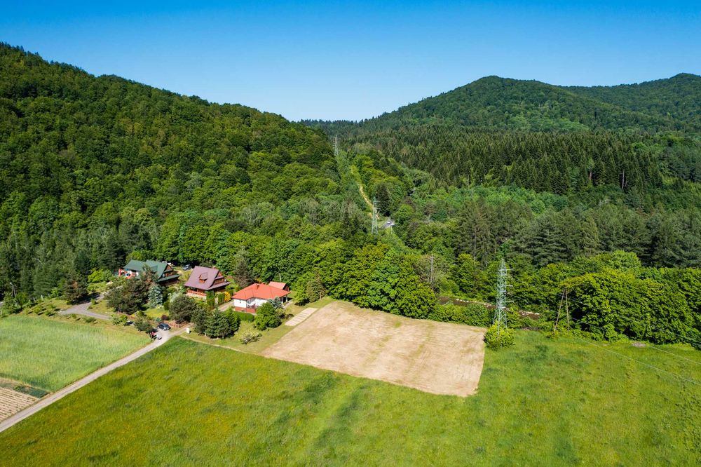 Działka nad rzeką, Bieszczady, Bukowiec, gmina Solina
