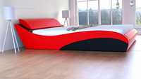 Łóżko z pojemnikiem i materacem Lux Premium 160x200