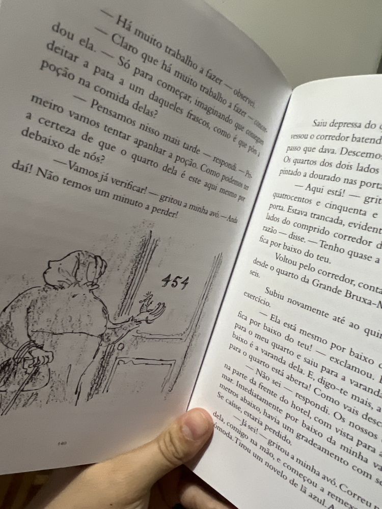 Livro A Bruxa de Roald Dahl
