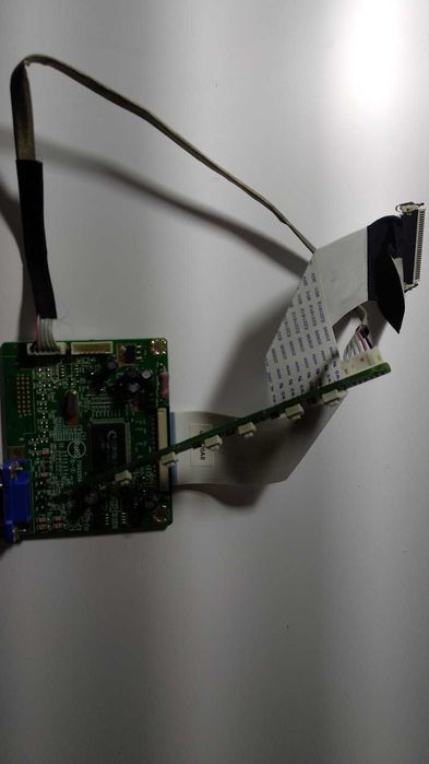 Скалер к монитору LG L222WS со шлейфами и платой управления