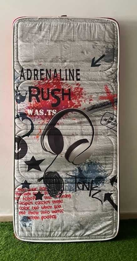 Colchão 90x190 cm – design juvenil "Adrenaline Rush"