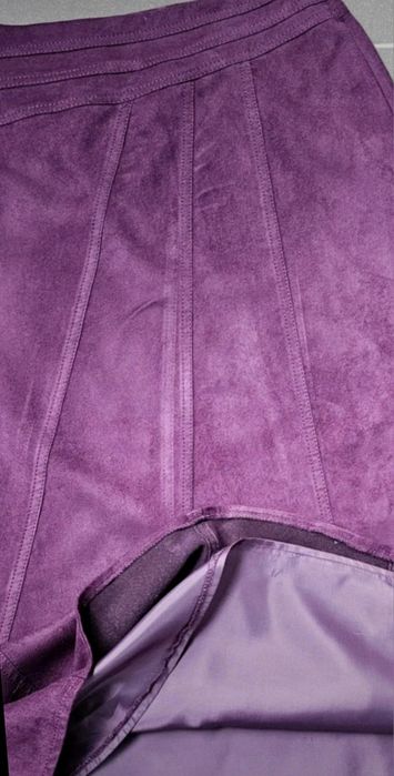 Midi spódnica burgund sirenoffice goblincore velwet y2k lolita office