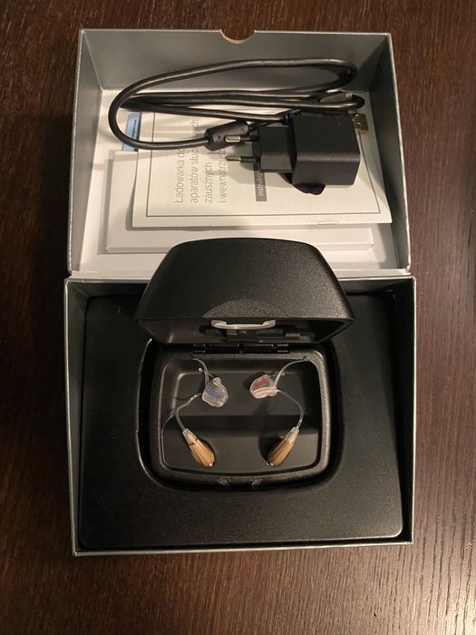 Audibel AI 1000 nowy aparat słuchowy wraz z ładowarką