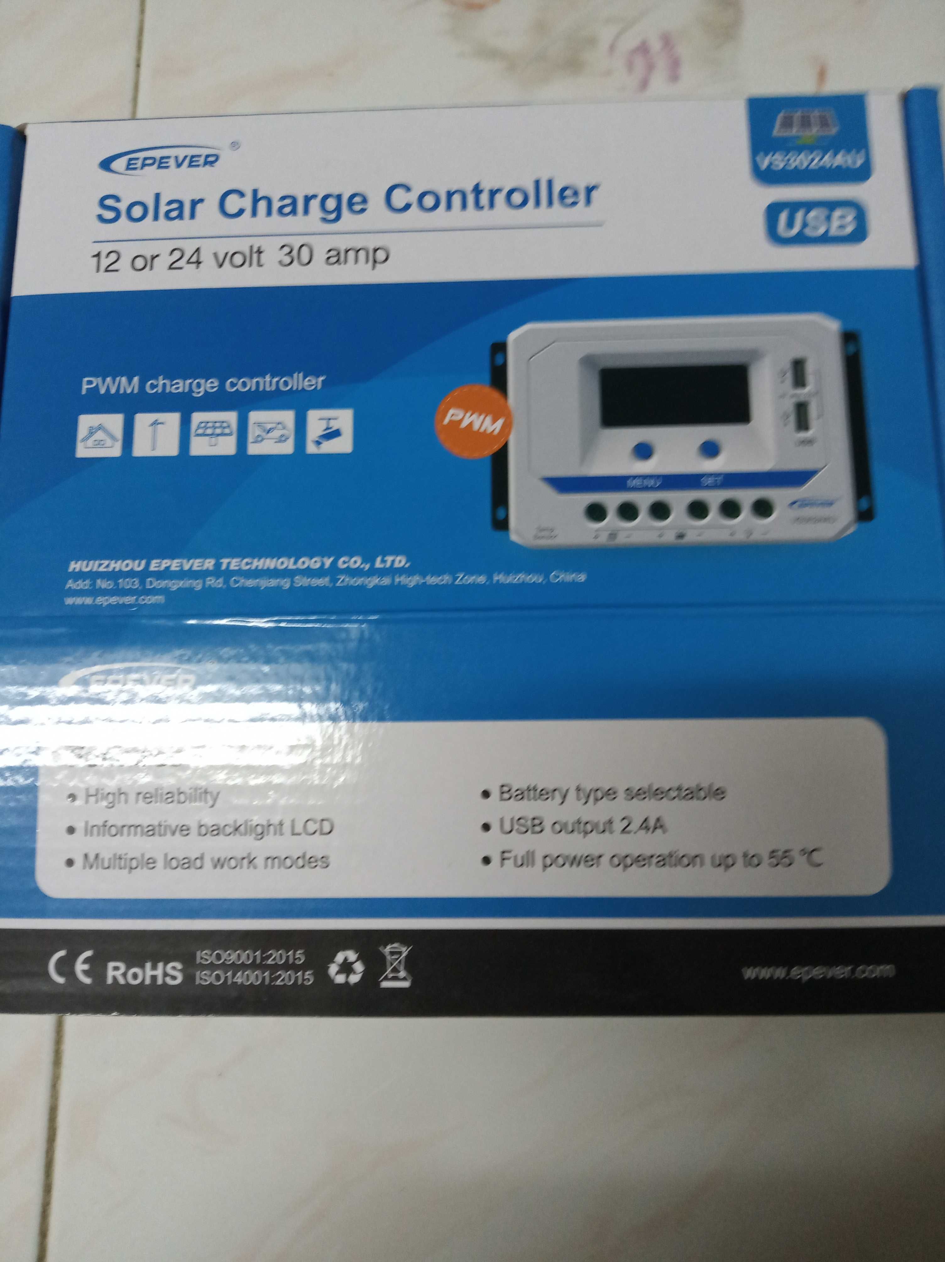 Controlador solar / regulador solar