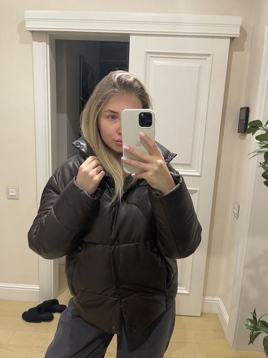 Куртка з екошкіри Zara