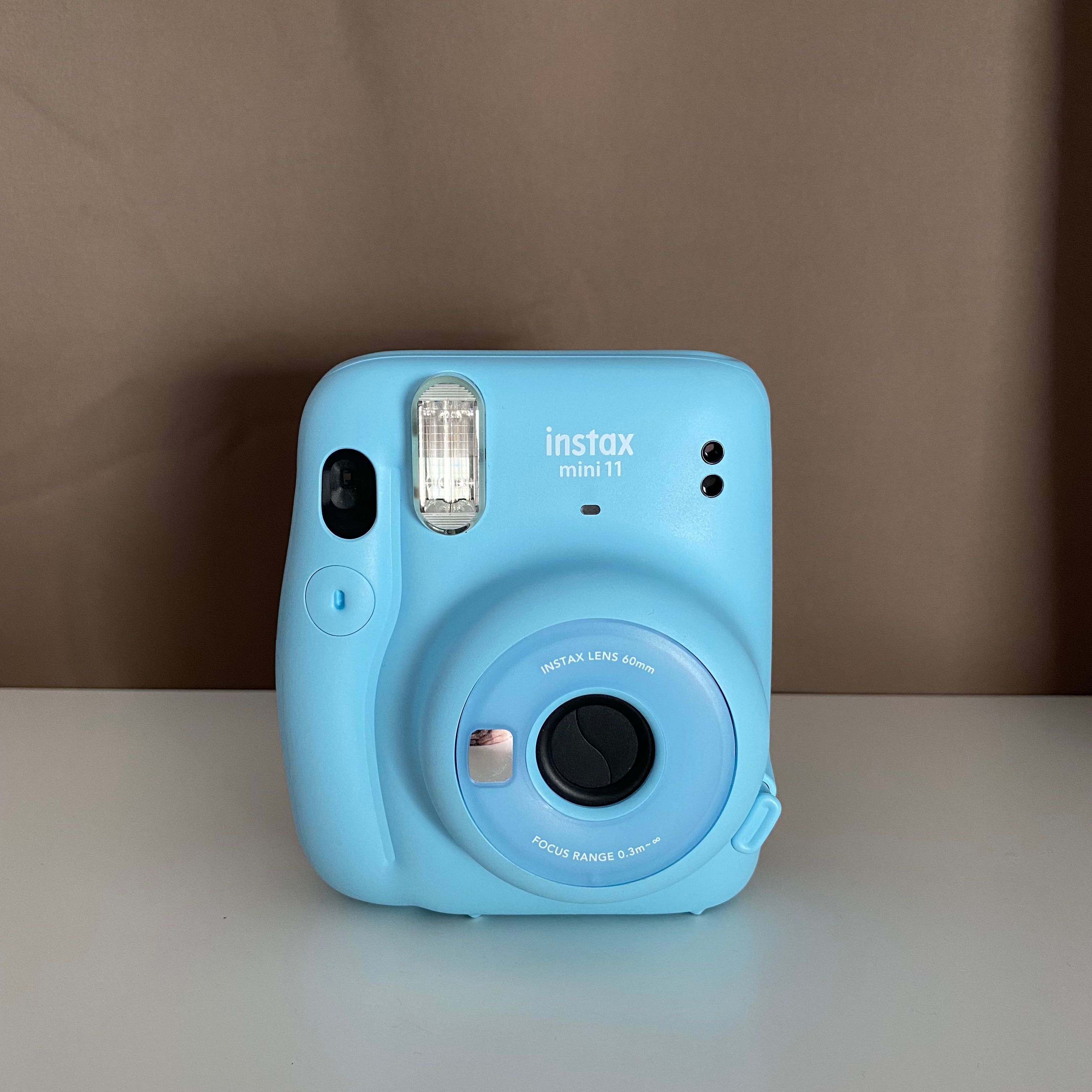 Aparat natychmiastowy FUJIFILM Instax mini 11 sky blue + 2 etui