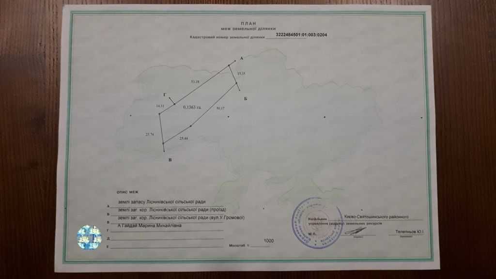 Участок под застройку 18 соток в живописном месте с.Лесники