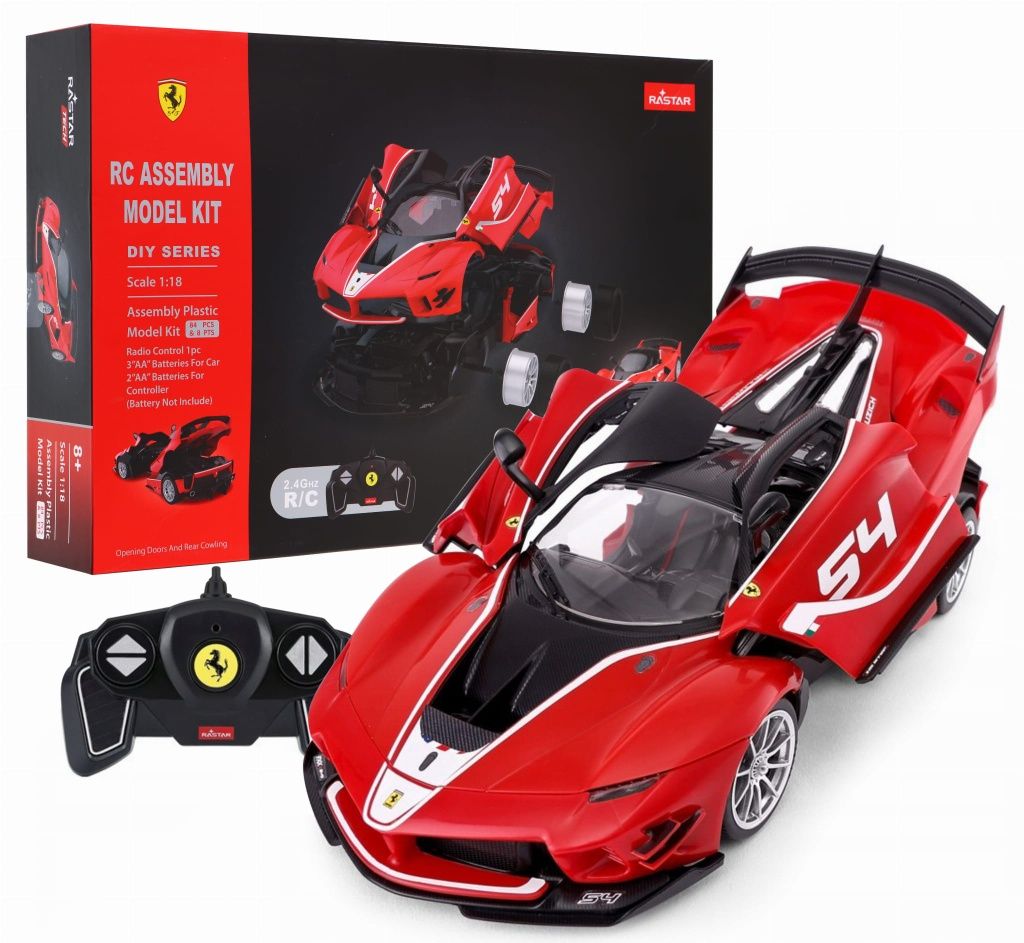 auto, ferrari, sterowane, do złożenia, 8+, sportowe, FXX K EVO, Jamara