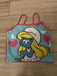The Smurfs Smerfy góra/top stroju kąpielowego rozmiar 98-104cm.