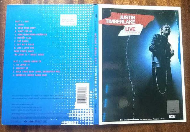 Justin Timberlake cd+dvd концерт