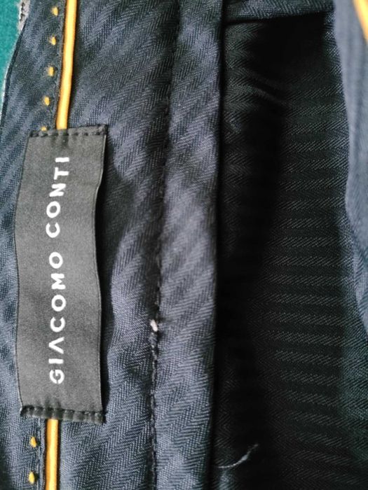 Spodnie męskie  garnituru eleganckie krata szare  Giacomo Conti 176/86