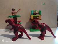 Lego duplo dinozaur pułapka na dinozaura jaskiniowiec