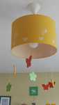 Lampa sufitowa z motylkami