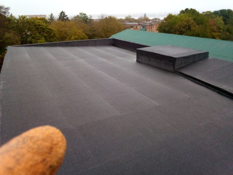 Покрівельні роботи, Ремонт Даху з руберойду,  мембра, Гідроізоляція