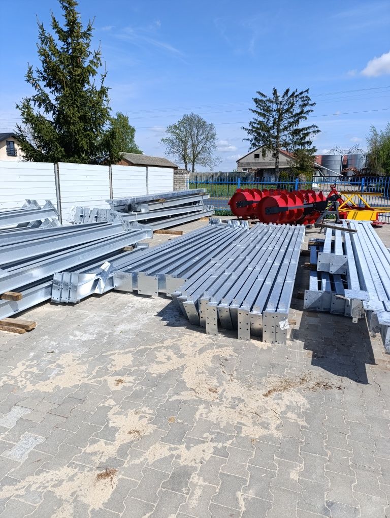 Hala stalowa 12x20 konstrukcja 10x24 moduł słup dzwigar