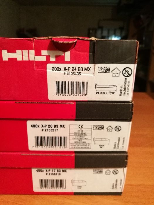 Gwoździe do osadzaka hilti bx3 1000 szt.