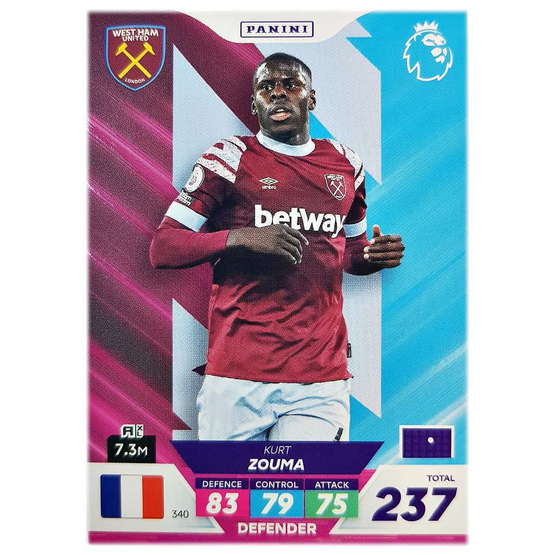 Karta Panini 340 Premier League 2023 Plus Kurt Zouma