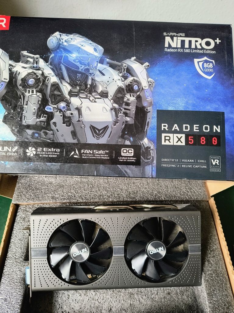 Sapphire Radeon RX 580 Nitro + Limited Edition 8Gb