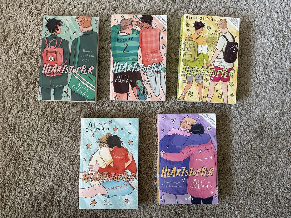 Heartstopper - colecção 5 livros