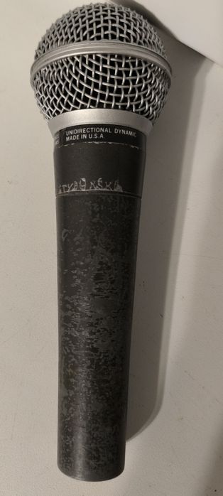 Shure sm 58 usa мікрофон студійний кабель usa