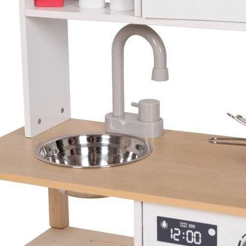 Кухня дитяча дерев'яна з посудом KRUZZEL 21933