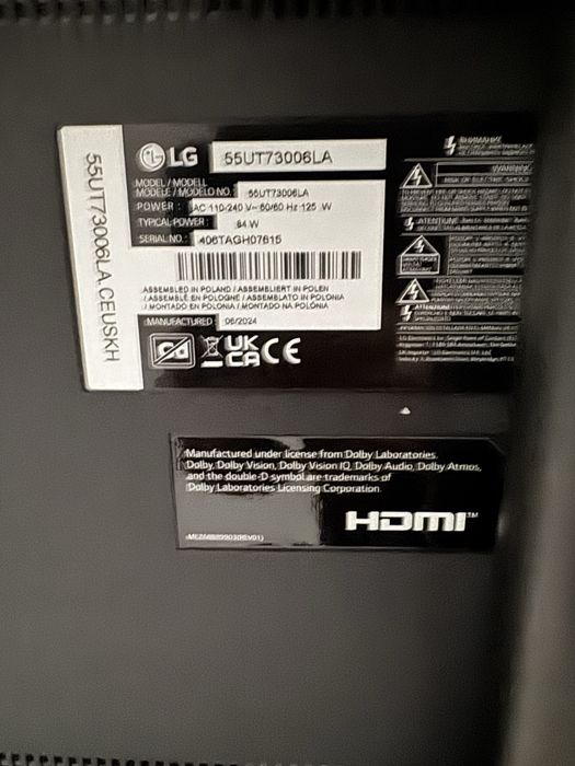 TV LG 55UT733006LA