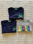 Pack 3 T-Shirts M/Comprida Benetton (18-24)(2-3)