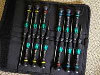 12x Wera Zestaw wkrętaków elektronicznych Precyzyjnych Micro + ETUI