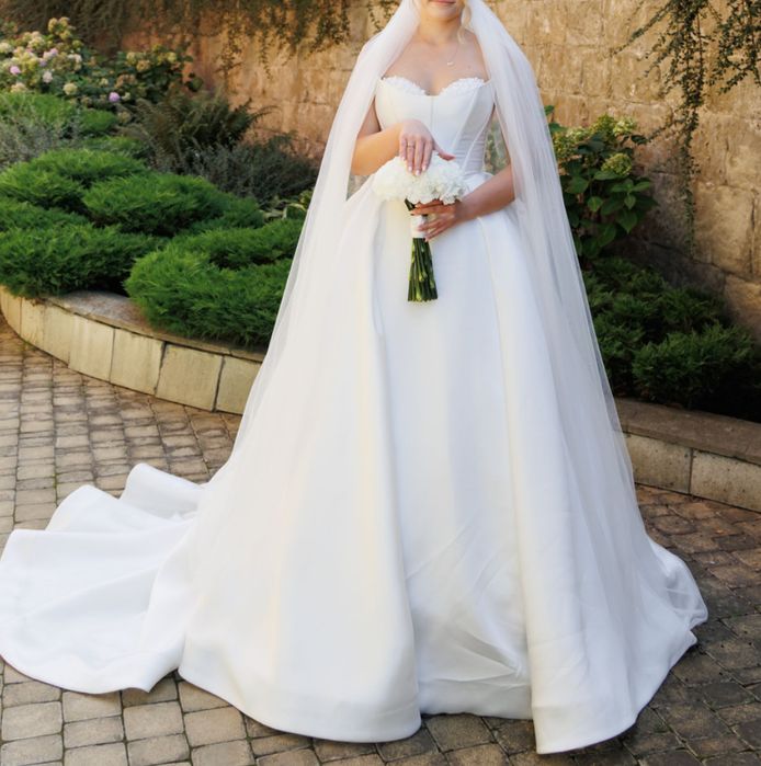 Вишукане елегантне, ексклюзивне весільне плаття, сукня, дешево