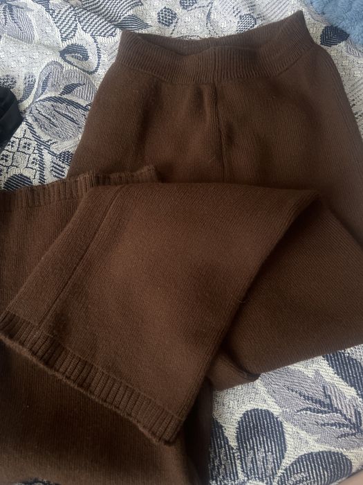 Костюм шоколад з вовни