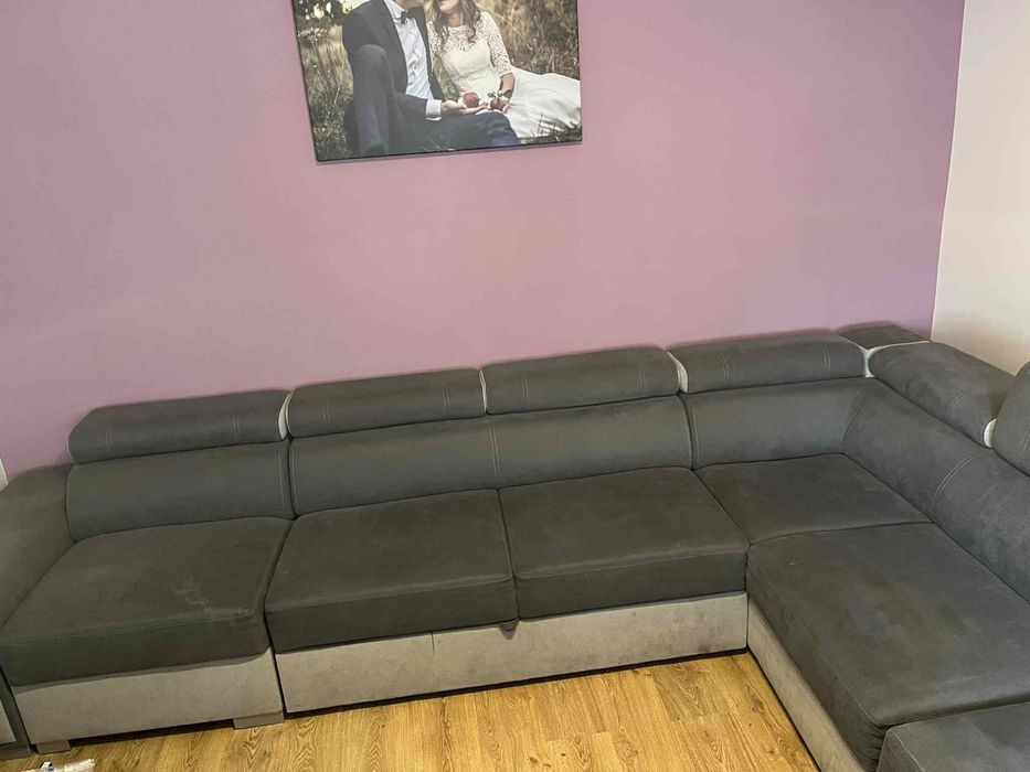 Narożnik wypoczynkowy, funkcja spania, schowek