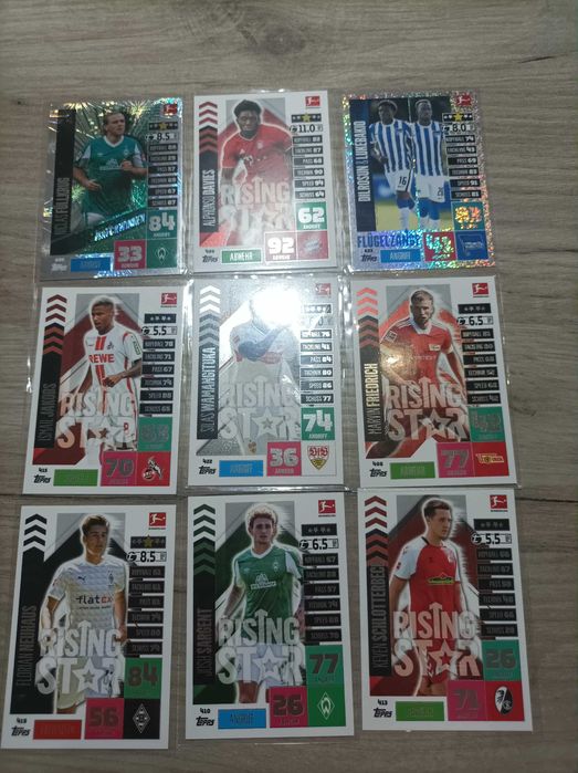 Topps German Fussball Bundesliga 2021. Match Attax - Rzadkie Specjalne